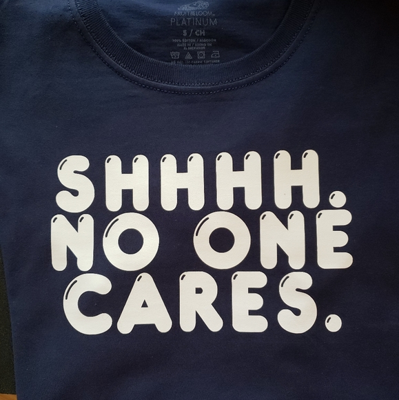 Navy Unisex Tshirt - small - Picture 1 of 1